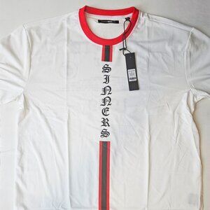 Fashion Nova Men's Sinners Tour T-Shirt - XXL & Large